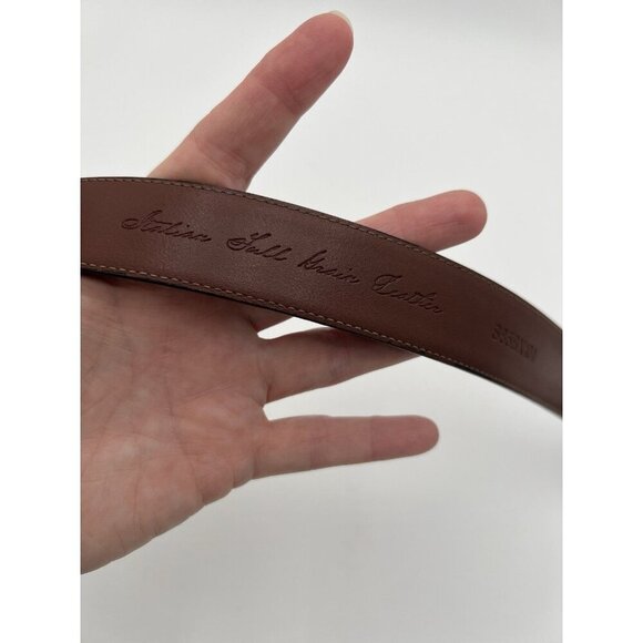 Daniel Cremieux Signature Collection Black Cowhide Belt Men Size 42 S85BX101 - Picture 7 of 10